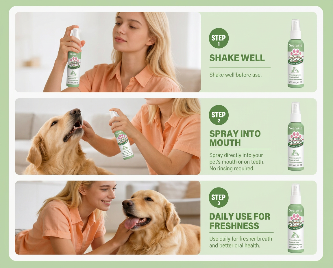 How to use: shake, spray, repeat daily